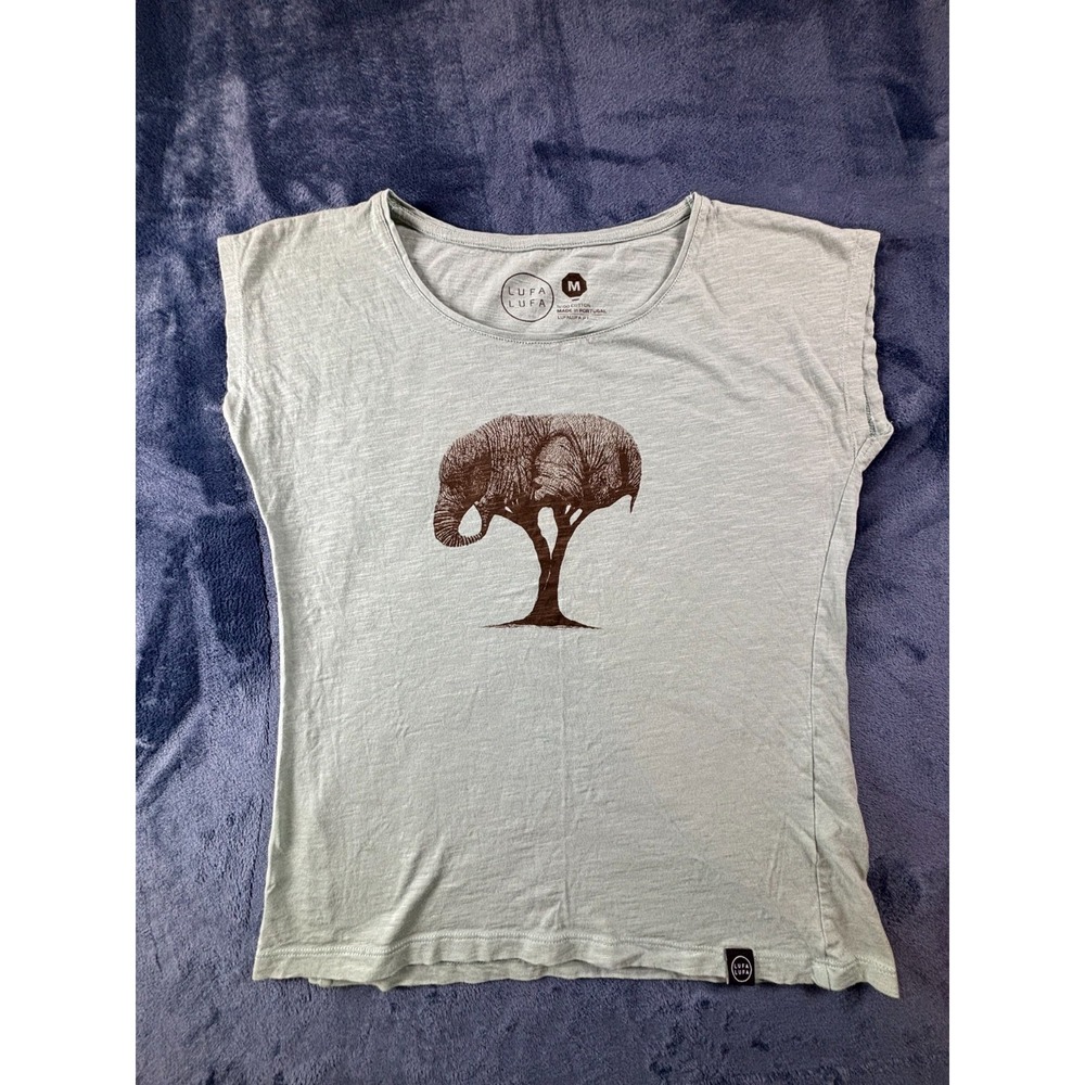 Lufa Lufa T-Shirt With Elephant Tree Medium